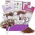 KIDSTIR Kids Baking Set DIY Baking Kits, Cake Pop Kit with Everything, All-in-One Baking Kit with Cake Pop Stand, Pre-Measured Ingredients, Best Gift Idea for Boys and Girls Ages 6-12, Chocolate