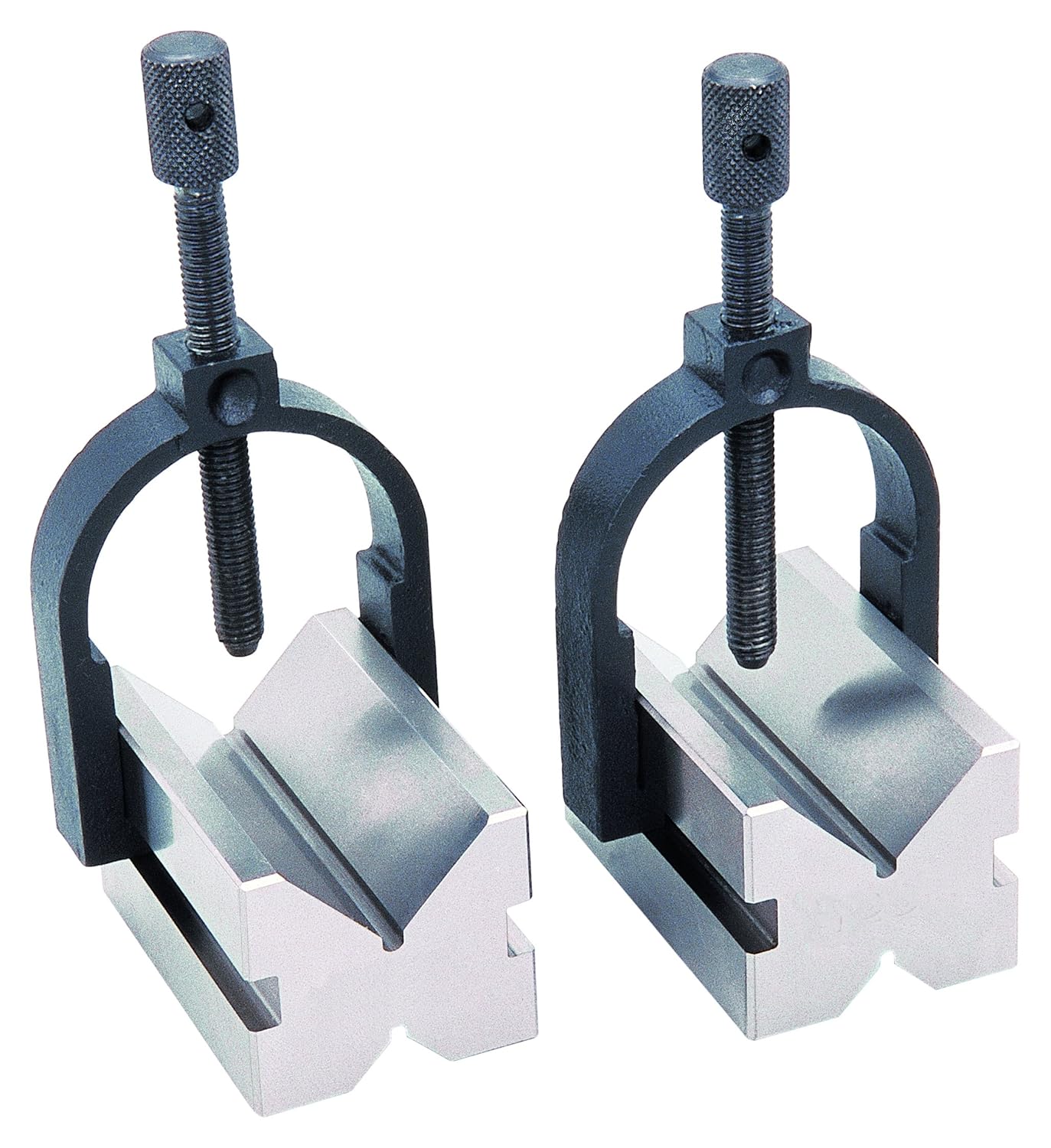 GROZ Toolmaker’s VBlock and Clamp Set (Pair) NonProtruding Clamp