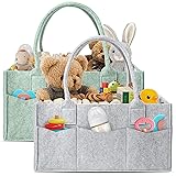 HIPHOP PANDA 2-Pack Diaper Caddy Organizer