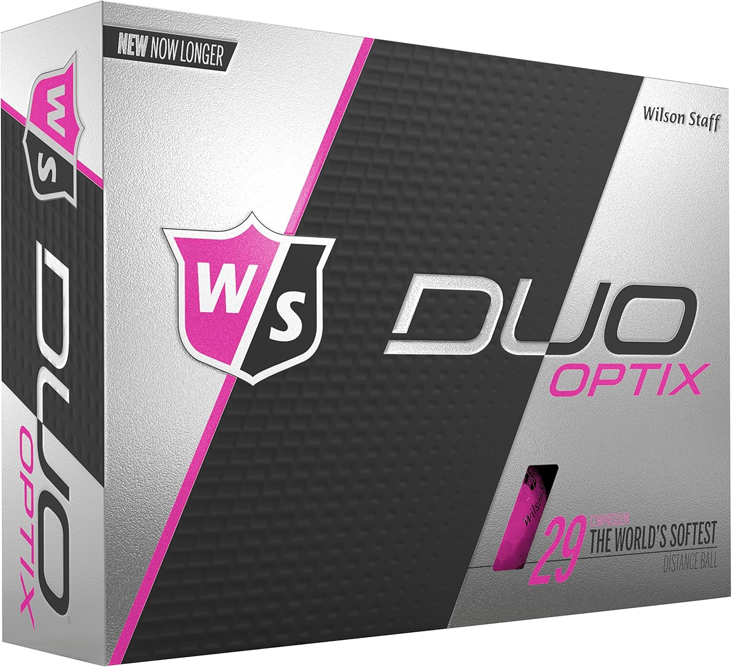 Wilson Staff DUO Optix Golf Ball, Soft, Pink : Sports & Outdoors