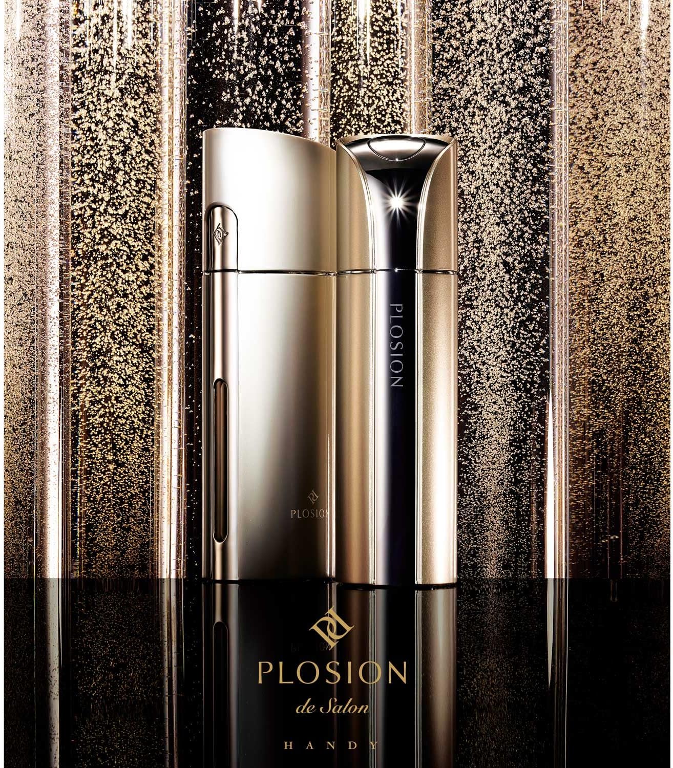 Amazon Plosion 炭酸ミスト ハンディセット シャンパンゴールド Pl Hs19b G Mtg エムティージー 化粧水 通販