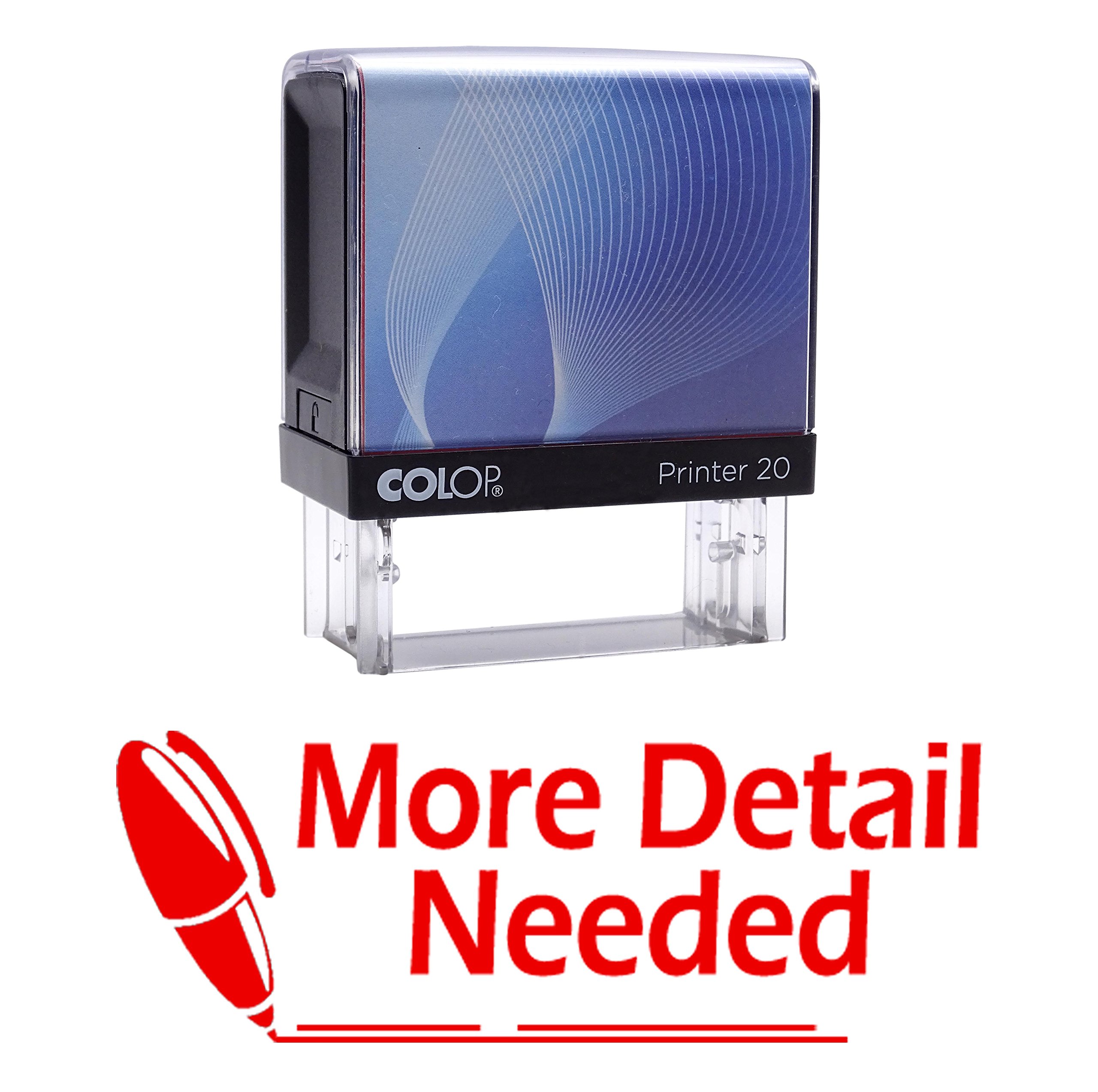 More Details Needed Self Inking Rubber Stamp Custom Colop Office Stationary P20 Mini Stamper