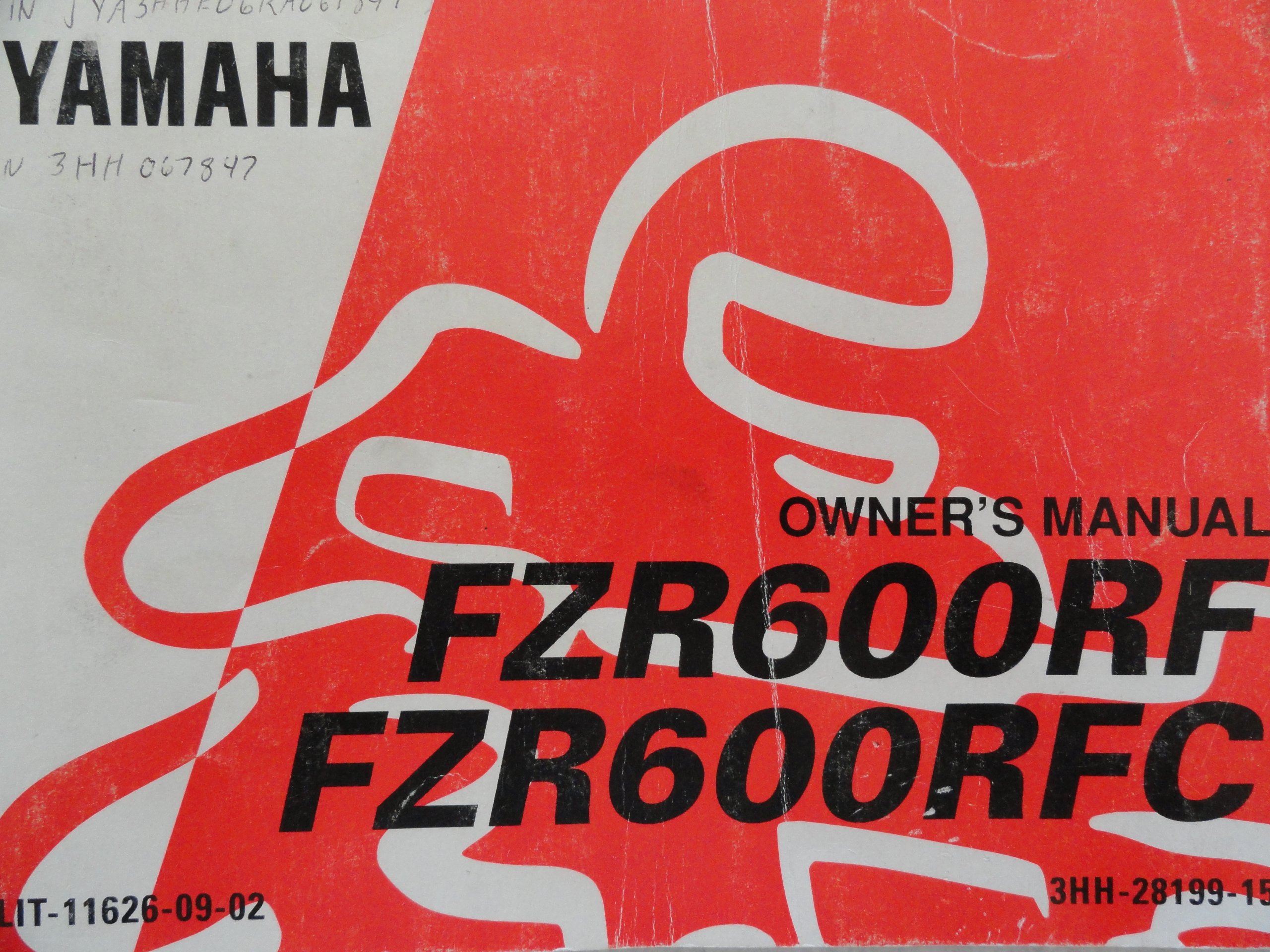 1993 1994 Yamaha FZR600 Owners Manual FZR 600 RF & RFC Paperback – 1993