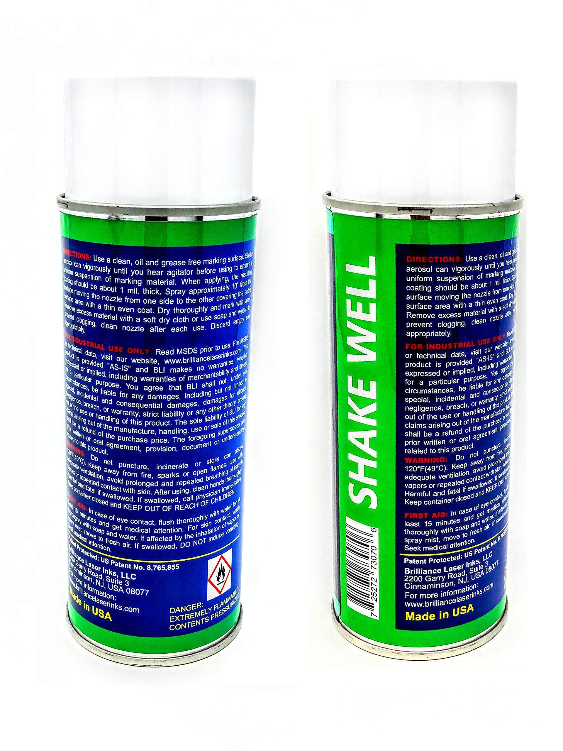 "Brilliance Laser Inks" BLI10112 Oz. Black Laser Ink Aerosol for