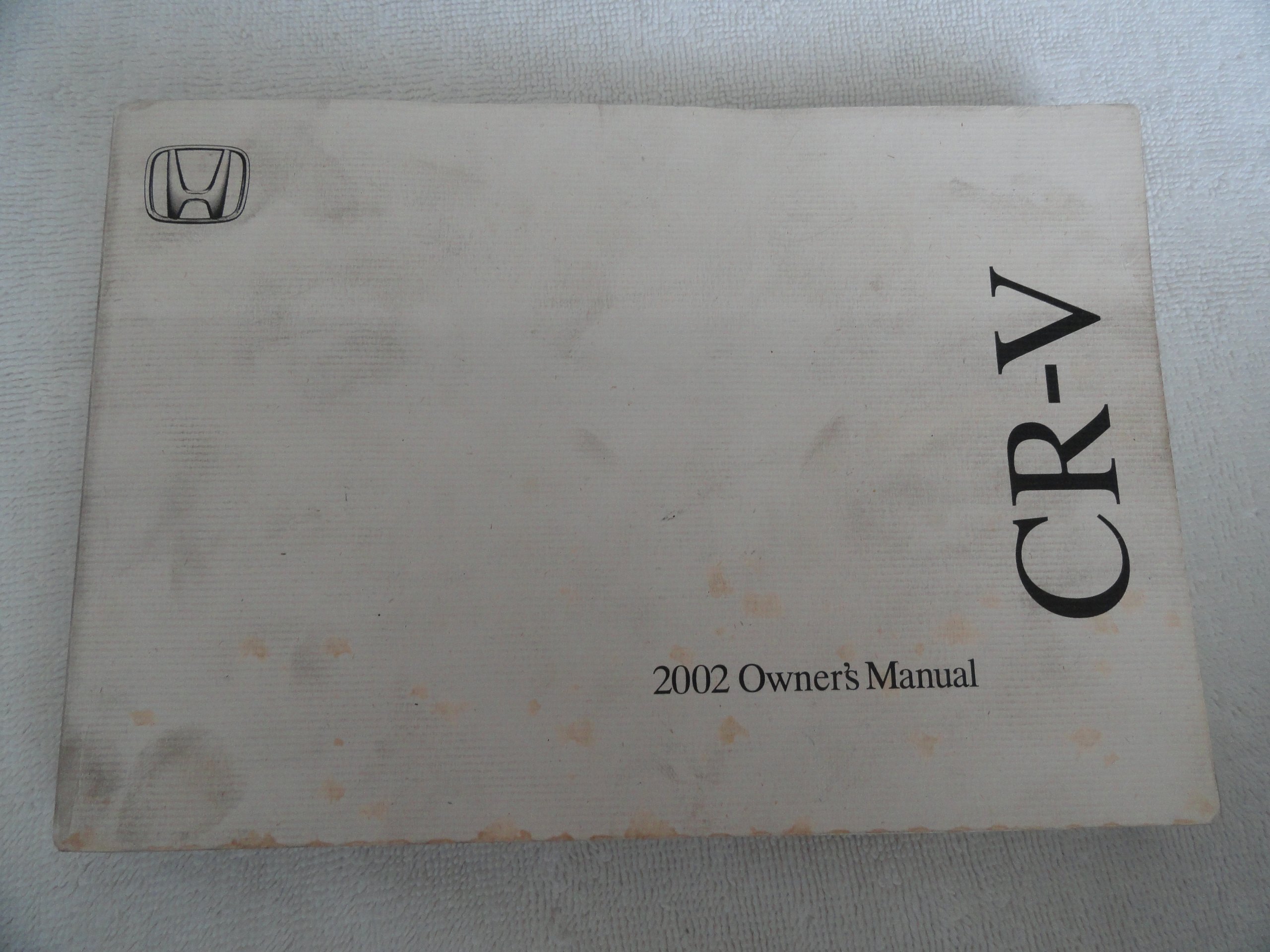 2002 Honda CR-V CRV Owners Manual Paperback – 2002