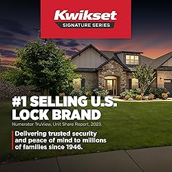 Kwikset San Clemente Front Door Lock Handle and