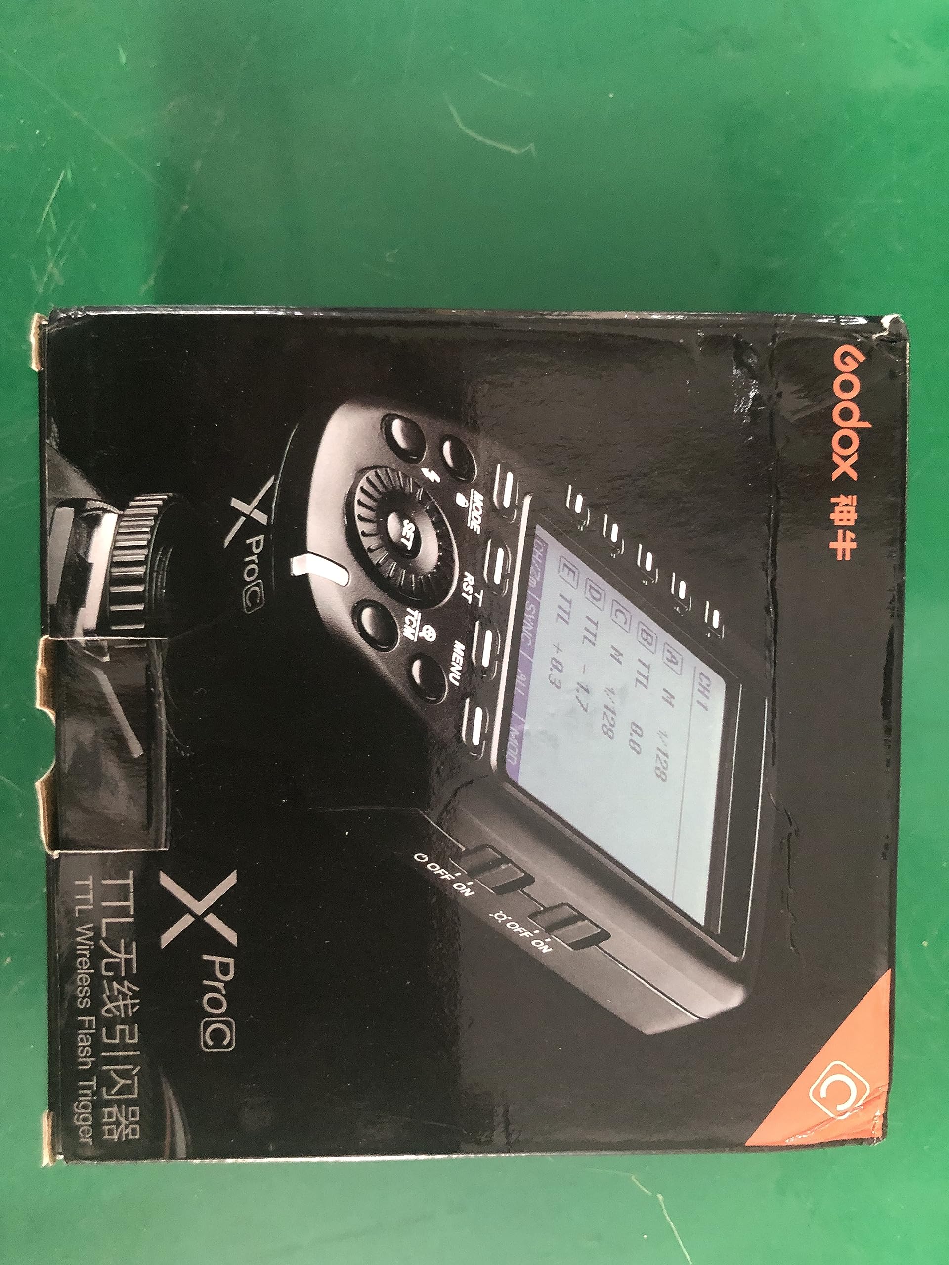 GODOX XPro-C TTL Wireless Flash Trigger for Canon Camera, 2.4G X Wireless System, HSS 1/8000s Large Screen Slanted Design, 5 Dedicated Group Buttons, 11 Customizable Functions