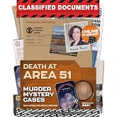 MMC Area 51 - Thrilling Murder Mystery Game for Adults on Date/Game Night | 47 Evidence, 150 min, 1-10 Players, 3.5/5 Difficulty. Unsolved Cold Case File for Date Nights, Detective Fans and Groups.
