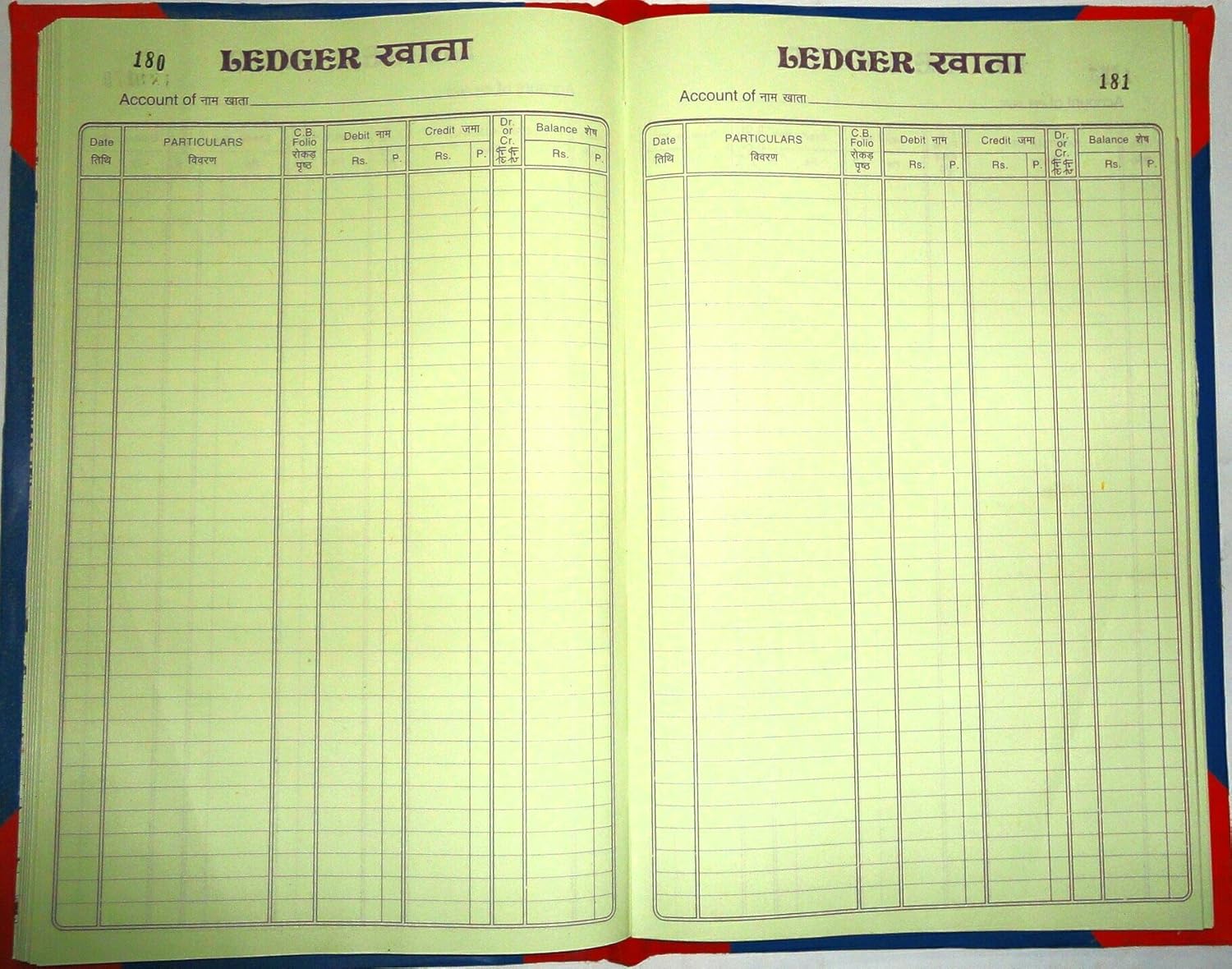 Atishay Ledger Register ,32Cm X 19Cm, 320 Pages, Pack Of 3 Amazon.in