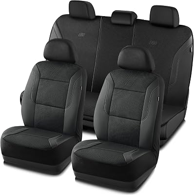Skechers memory foam air cool mesh car seat covers, airbag compatible