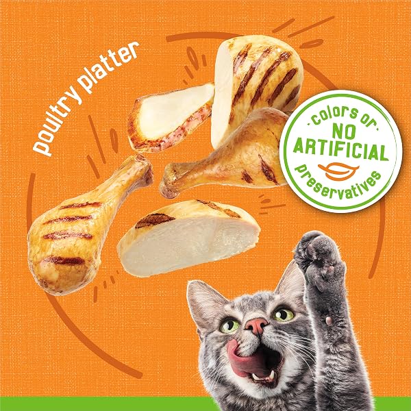PURINA FRISKIES WET CAT FOOD PATE, POULTRY PLATTER – (PACK OF 24) 5.5 OZ. CANS