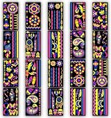 FACEGEM LONDON Glow in the Dark Neon Temporary Tattoos 170+ Designs view 7