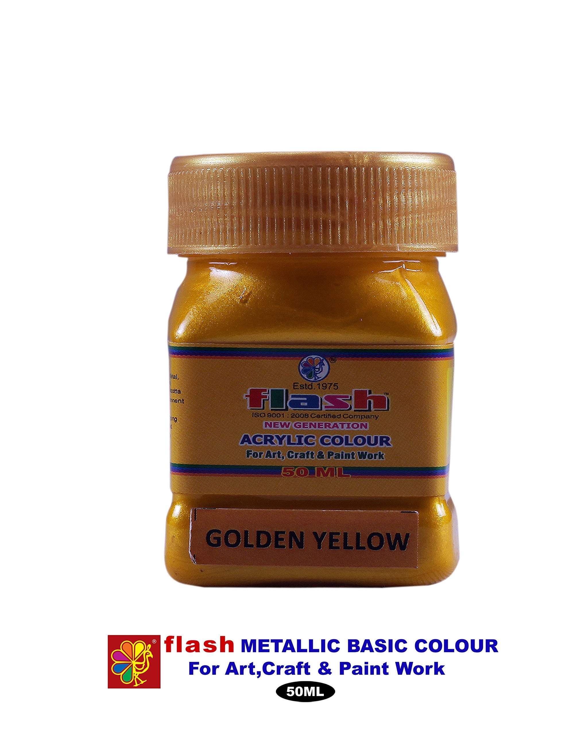 Flash Acrylic Metallic Basic Colours 50 ml (12 Colours) Box Buy