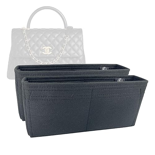Amazon Com Bag Organizer For Chanel Coco Handle 33cm 13 Bag Set Of 2 Premium Felt Handmade Colors Handmade