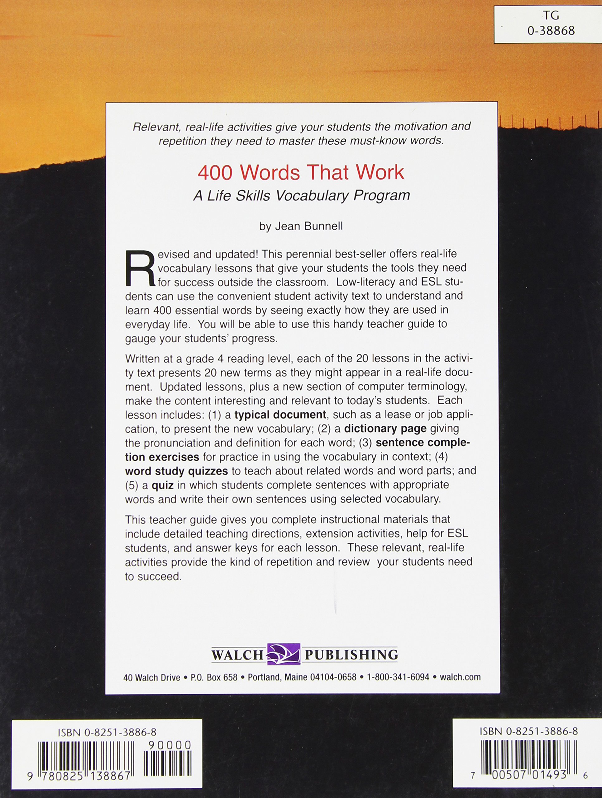 Amazoncom 400 Words That Work A Life Skills Vocabulary - 