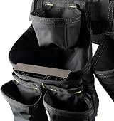 Dead On Tools 1680 Denier Poly Framers Tool Belt with Suspenders HDP369857 view 5