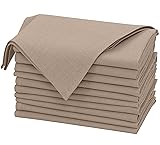 Ruvanti Linen Napkins Set of 12, 18x18 Cloth