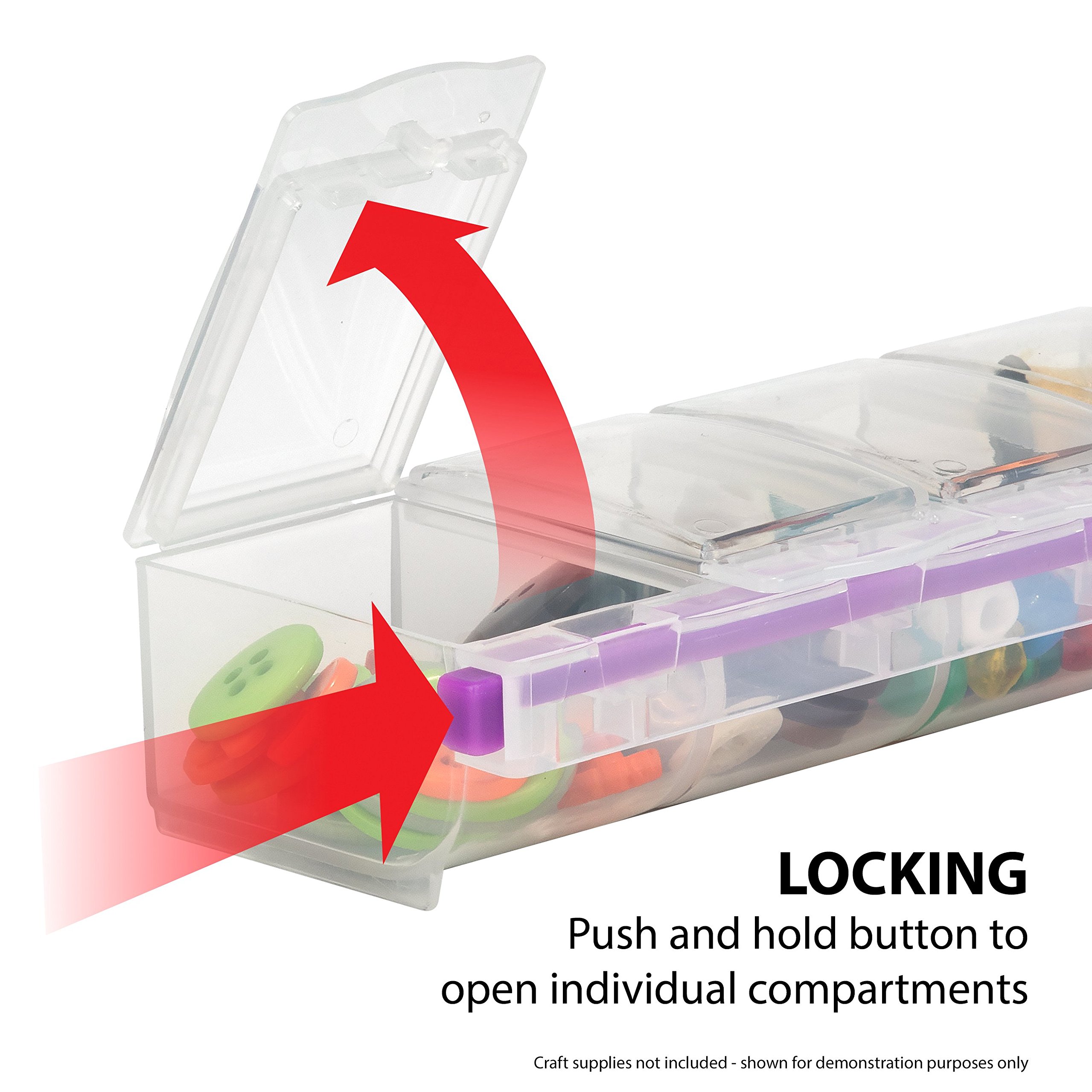 Craft Mates Lockables 56 Double Extra Large (2 XL) Compartment