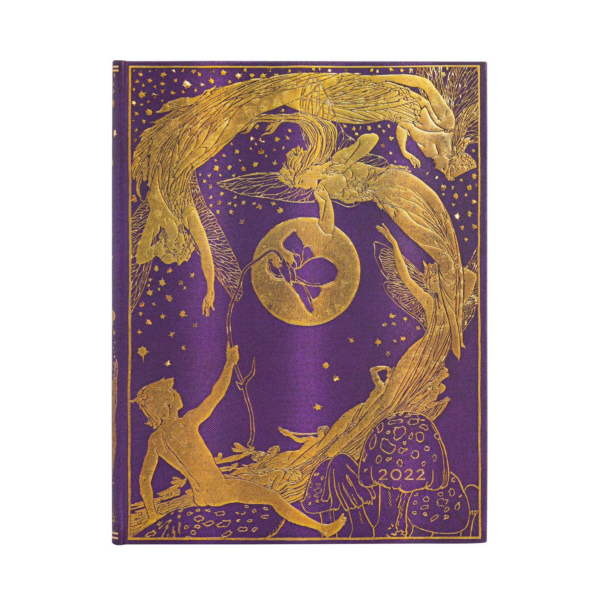 Paperblanks 12 Month Calendar 2022 Violet Fairy Vertical Ultra (180 × 230 mm)