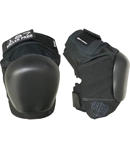 プロテクター 187 KILLER PADS PRO ELBOW BLACK M 187 Killer Pads - Pro Elbow Pads Black - CalStreets BoarderLabs