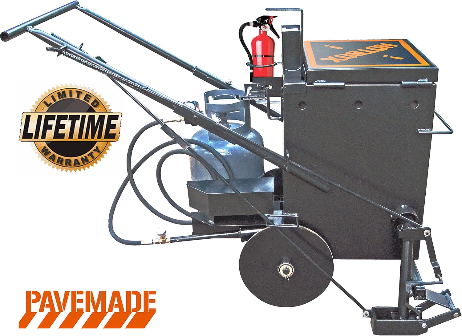 Hotbox 10 2in1 Asphalt Melter Applicator Holds 10 Gallons of Hot