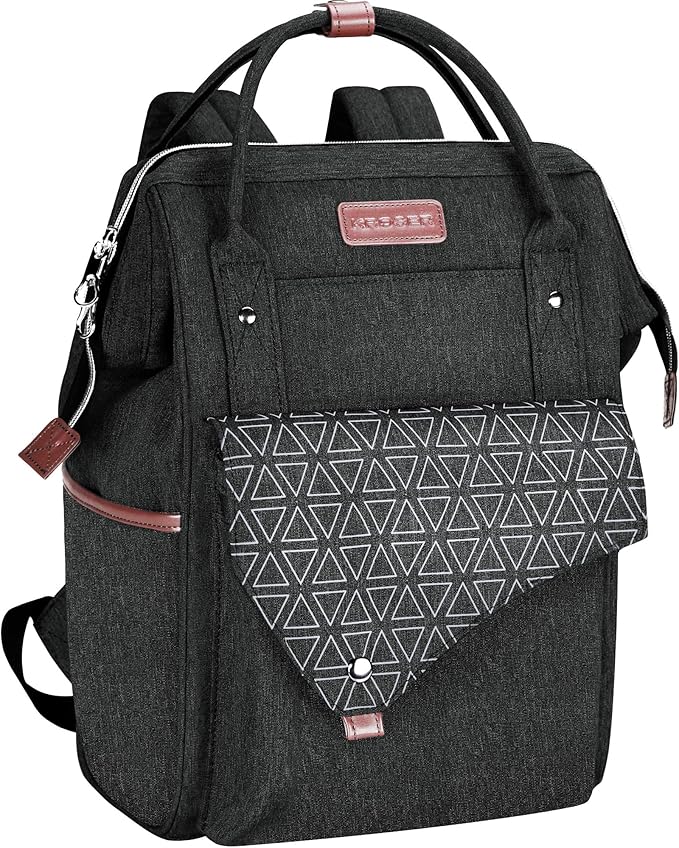 KROSER Laptop Backpack 15.6 Inch Stylish School Computer Backpack with