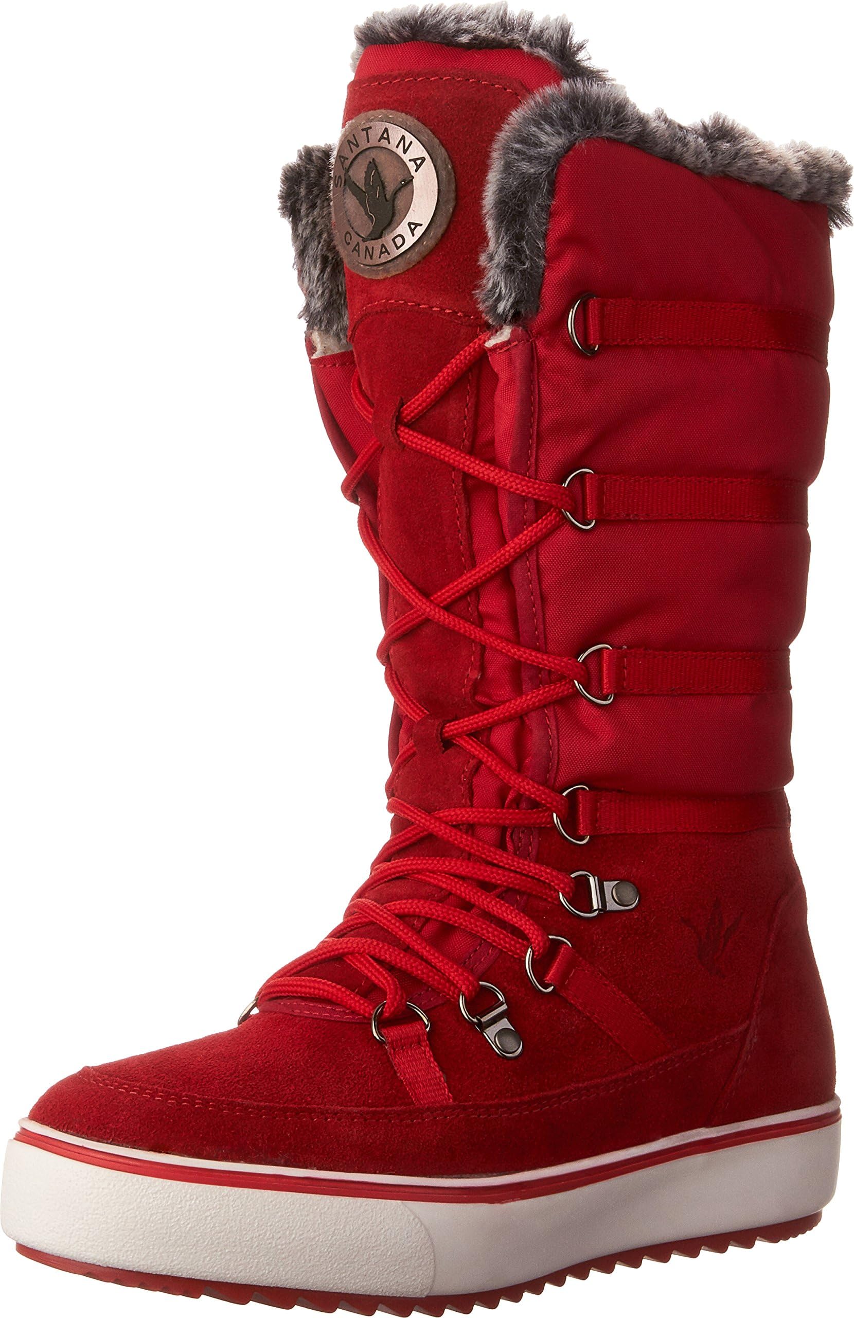 Santana Canada Premium Women's Waterproof Cold Weather Mackenzie Tall Sporty-Chic Boot On High Wall