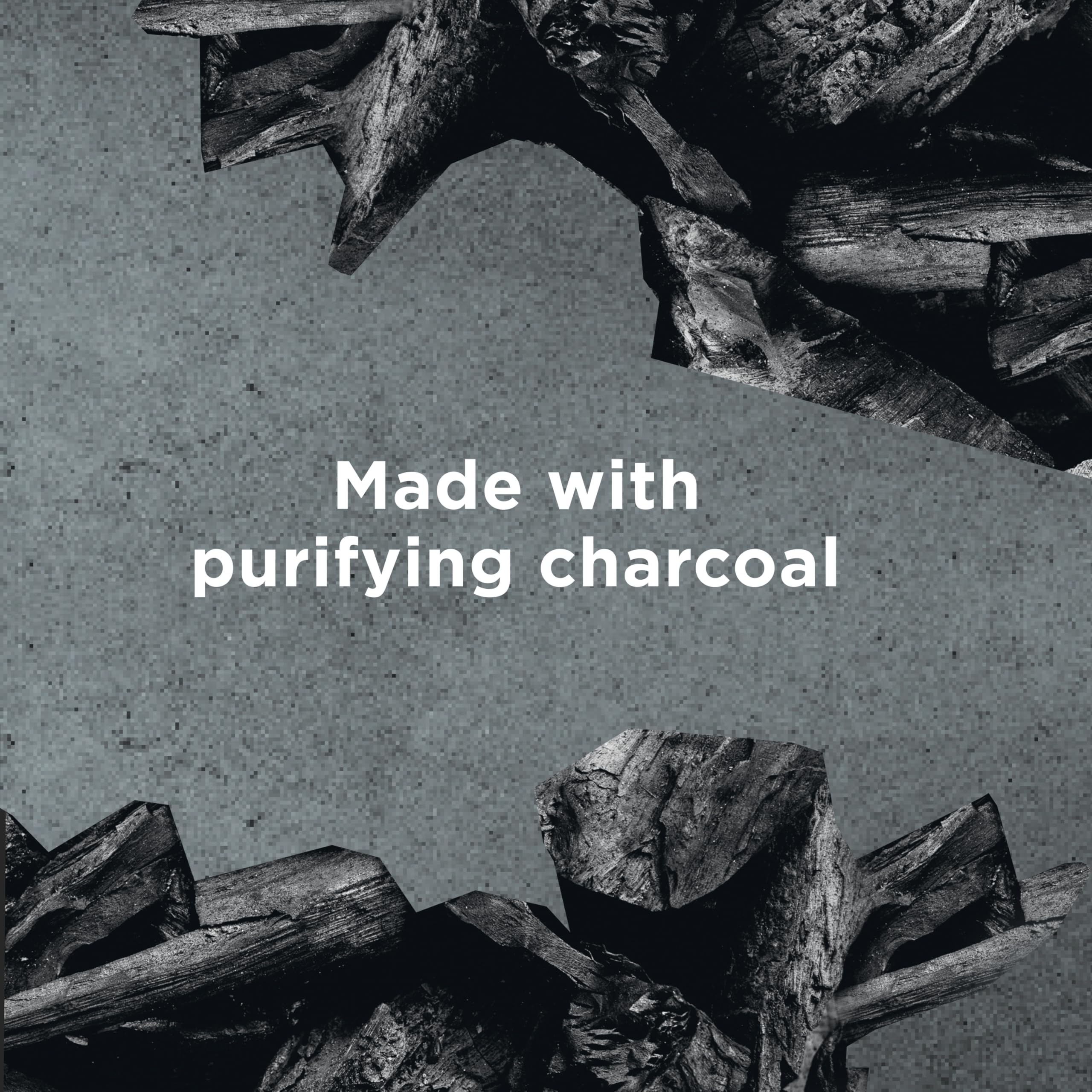 DOVE MEN + CARE Charcoal Pump Purifying Shampoo Charcoal + Clay for Stronger, More Resilient Hair, with Plant-Based Cleansers, 31 oz