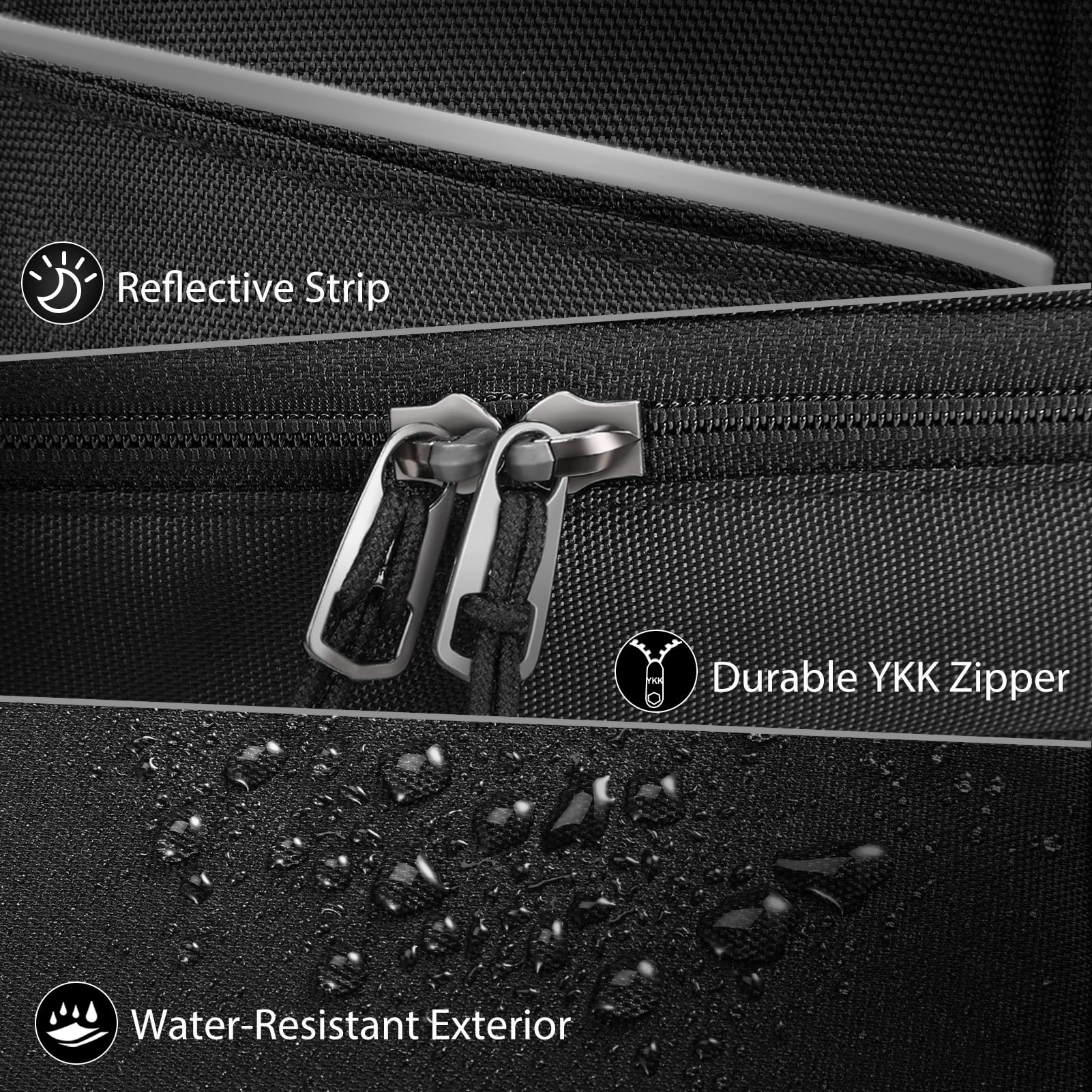 MEDMAX Insulin Cooler Travel Case with 4 Ice Packs TSA Approved, Double-Layer Insulated Diabetic Meds Organizer with Extra Pouches for Insulin Pens, Blood Glucose Monitors and Other Supplies, Black