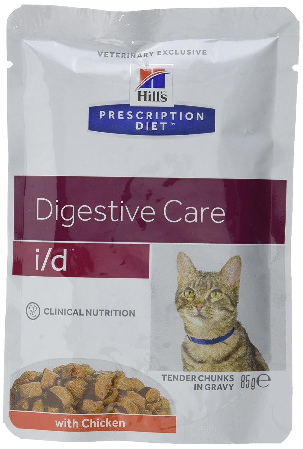 Hill's Prescription Diet I/D Gastrointestinal Gatto Bocconcini Al Pollo 12x 85gramms Amazon.it