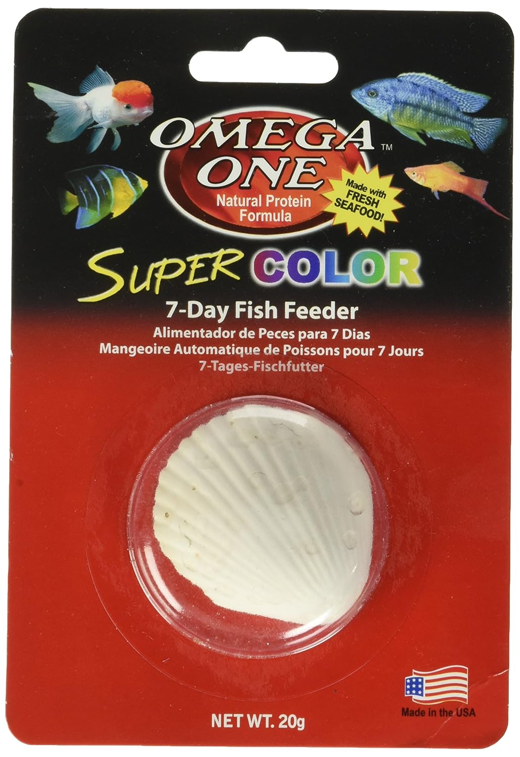 Buy Omega One Super Color 7 Day Fish Feeder 20 G Online At Low