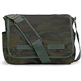 Sweetbriar Classic Vintage Messenger Bag - Original Heavyweight Cotton Canvas Shoulder Bag with Upgraded Features