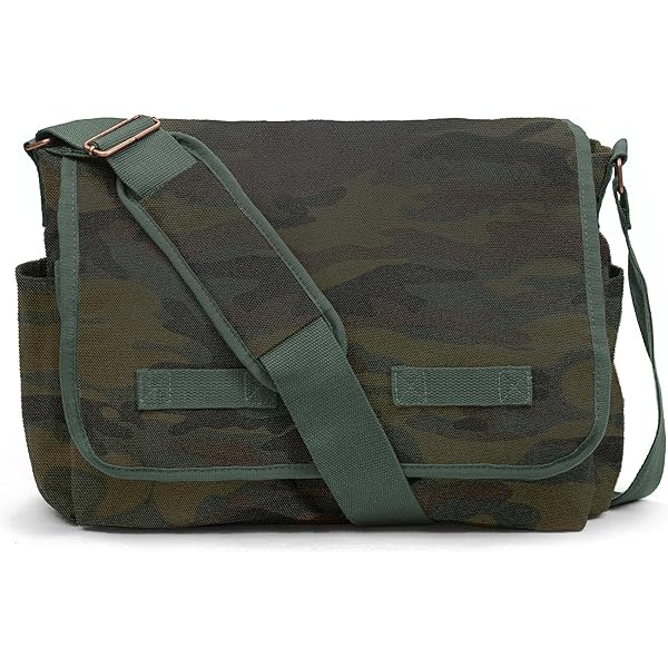 Bolso Bandolera Vintage De Lona Con Cremallera De Piel Autentica Bandolera 3 En 1 Mochila Y