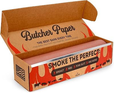 Bryco Goods Pink Butcher Paper 18" x 175' Food-Grade Smoker BBQ Grill USA Made