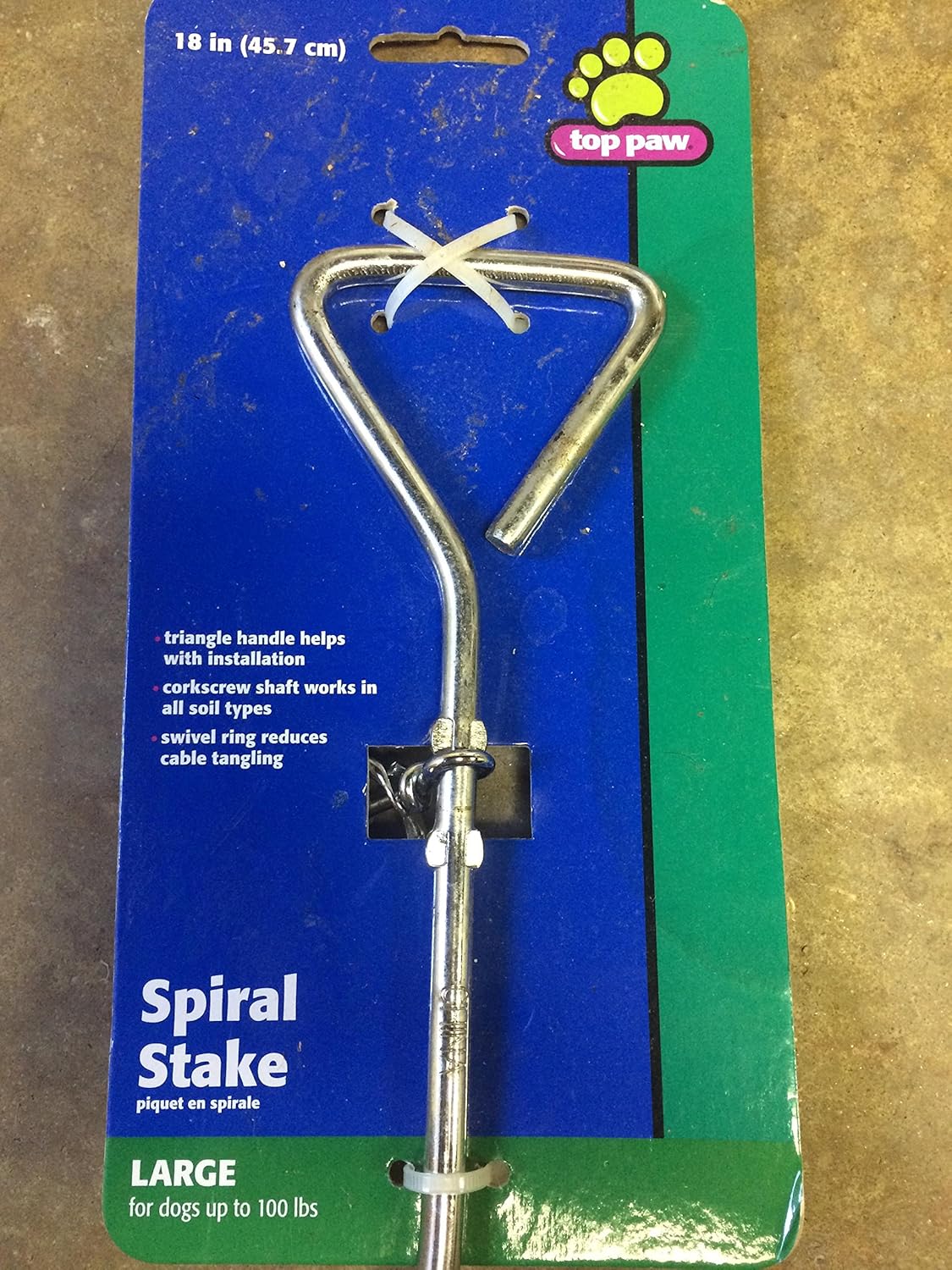 Top paw spiral stake Clearance