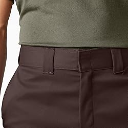 Dickies Mens 874 Flex Work Pants, Dark Brown, 36W x