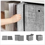 SONGMICS Storage Boxes Set of 6 30x30x30 cm Non-Woven Fabric with Handle view 6