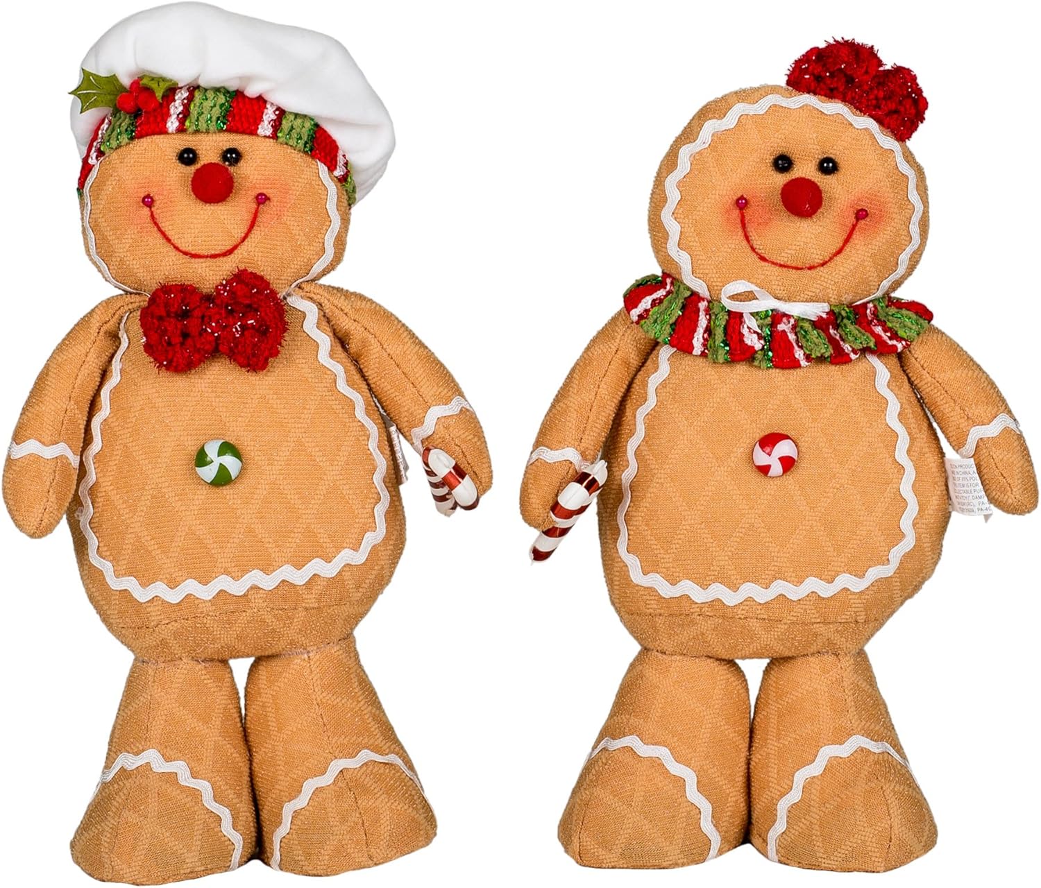 Delton Products Corp Happy Gingerbread Couple 10.5 Inch