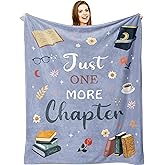 Ryubein Book Lovers Gifts, Gifts for Book Lovers Readers, Books Gifts, Books Club Bookish Bookworm Librarian Teacher Gift for Women Men Girls Boys Teens, Reading Blanket 50" X 60"