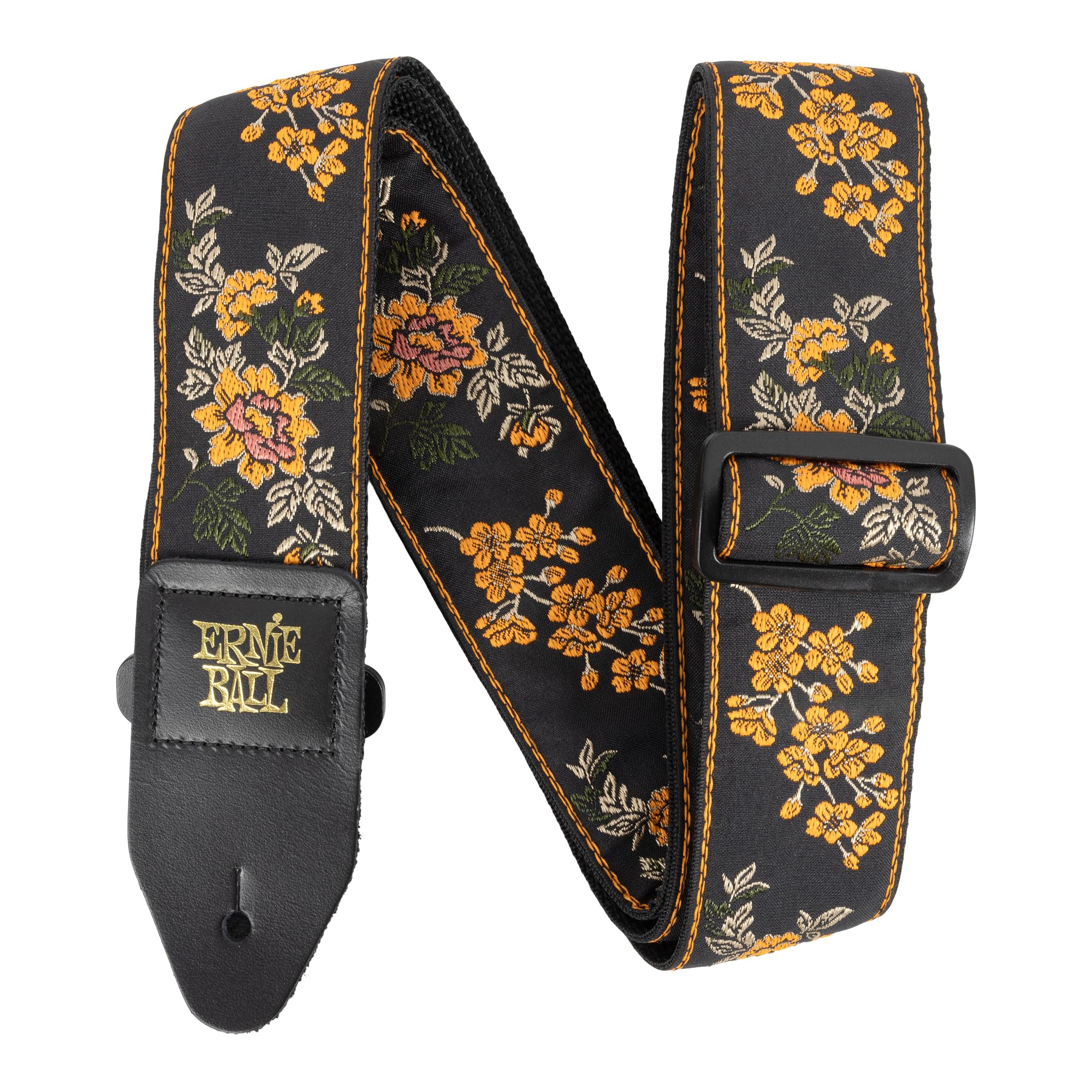 Ernie Ball Jacquard Guitar/Bass Strap - Tangerine Blossom