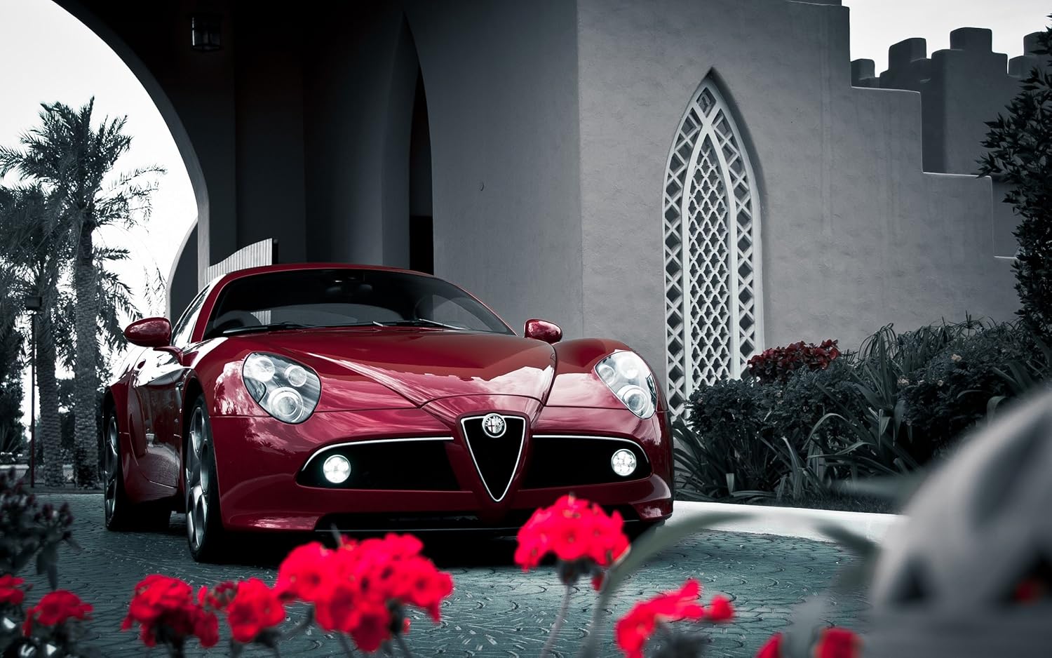 Alfa Romeo 8C Competizione Sports Car 8X10 Photo
