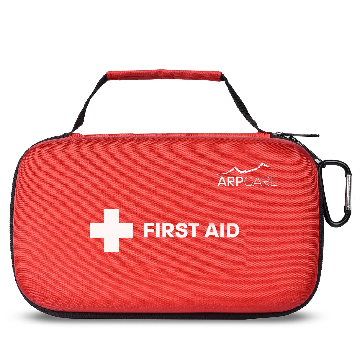 Compact First Aid Medical Kit 121 Piece Hard Carry Case Perfect for