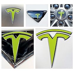 Logo Decal Wrap for Tesla Model X, 14-pc Set