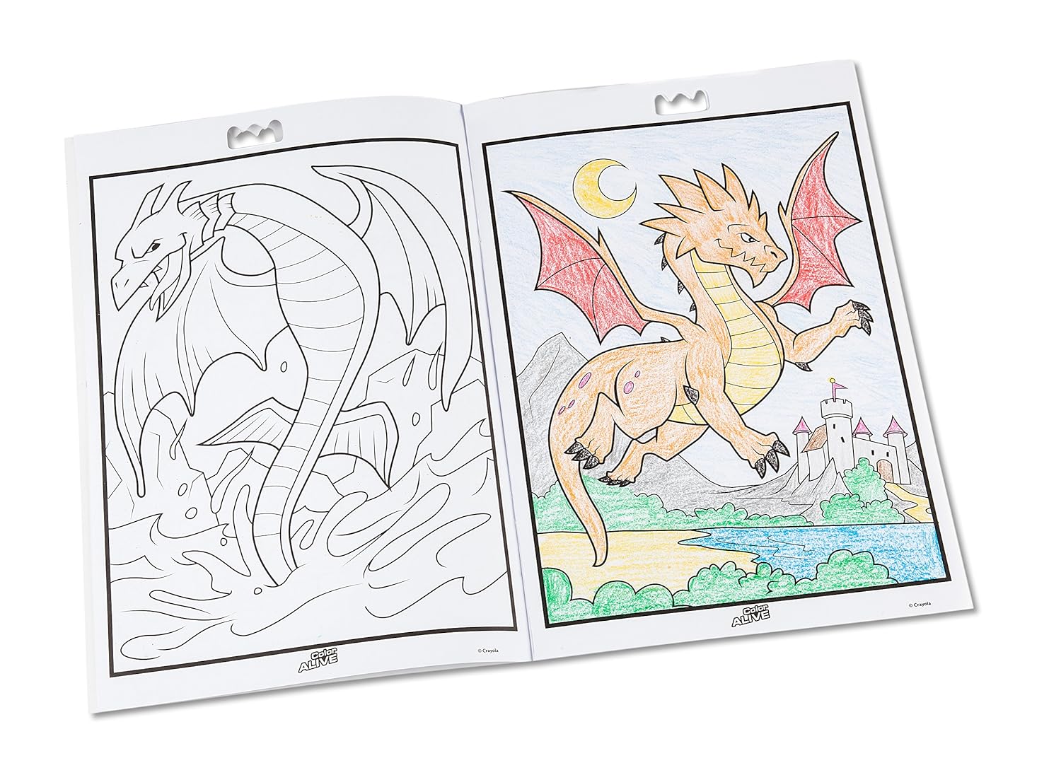 Crayola Color Alive Action Coloring Pages Mythical Creatures Crayola Color Alive Action Coloring Pages Mythical Creatures Amazon Home & Kitchen