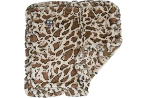 BESSIE + BARNIE Bessie and Barnie Giraffe Luxury Ultra Plush Faux Fur Pet, Dog, Cat, Puppy Super Soft Reversible Blanket (Multiple Sizes)