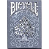 Bicycle Cinder Premium Playing Cards, Silver Smoke Foil, 1 Deck