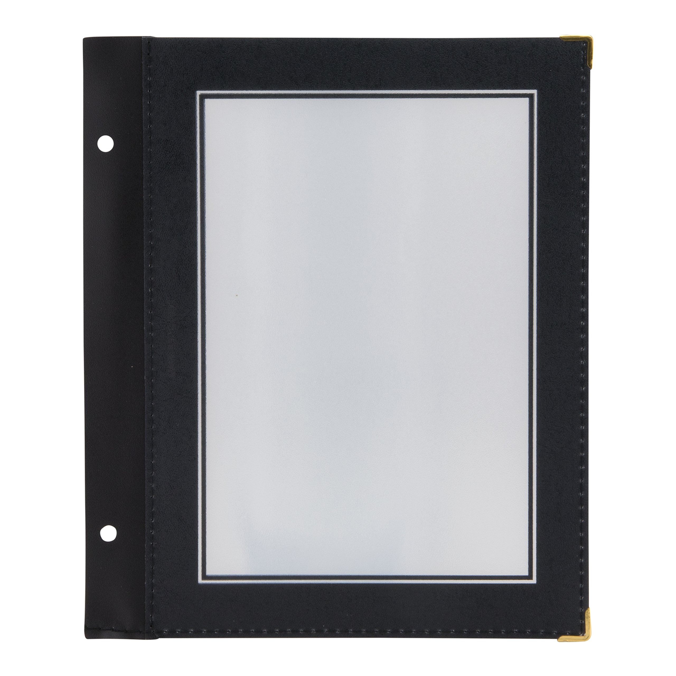 Securit A5 Menu Holder Inserts - Black (Set of 5)