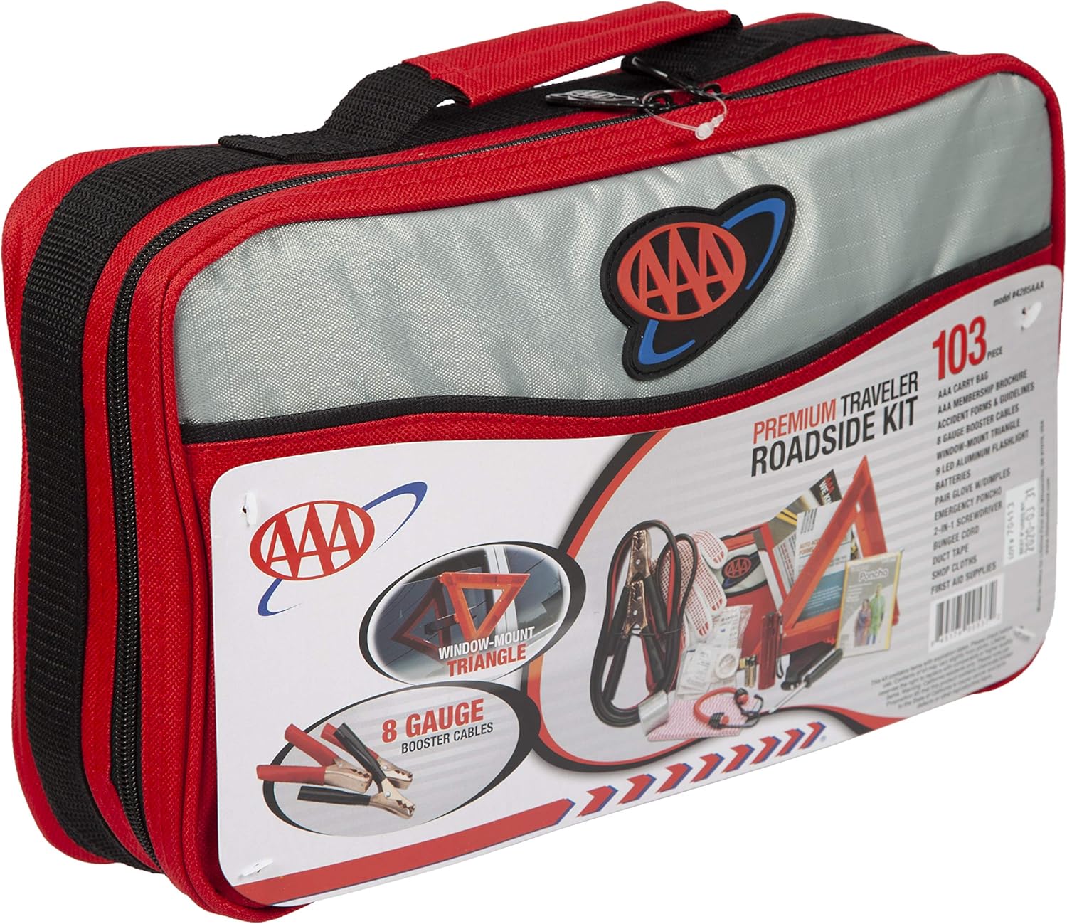 AAA Approved Roadside Kit, Emergency Traveler Kit (103 Pieces): Automotive