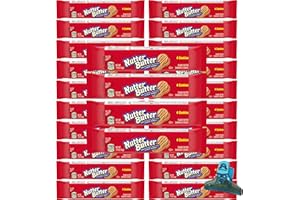 Peanut Butter Cookies - Natural Peanut Butter - 24 Butter cookies individual packs (pack of 24) 4 wafers per pack - with a clip bag by GhosTriseS.