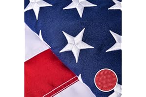 LIFRAON American Flag for Outside 3x5 FT, Deluxe Heavy Duty Spun Polyster, TearProof and Waterproof Super Tough Series, All Weather High Wind USA US Flag with Embroidered Stars, Sewn Stripes, Brass Grommets